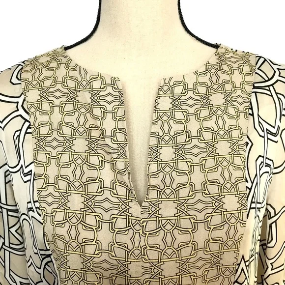 The Limited Women's Tan 3/4 Sleeve Blouse - Picture 5 of 8